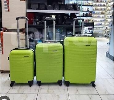 Sərt korpuslu çamadan dəstləri - Material: yüngül və davamlı ABS/sərt