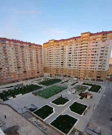 9 mkr kirayə evlər: Kristal Abşeron 10-cu mkr layihəsində studio 2 otaqlı mənzil kirayə — 10