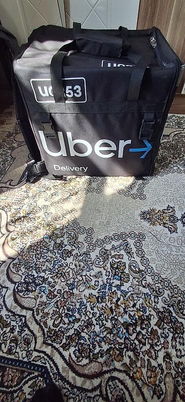 evdə paketləmə isi: Uber Delivery termos çanta/rüksak - Brendli dizayn: “Uber Delivery” — 5