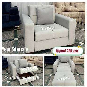 metbex mebli: Yeni, Kreslo-kravat, Parça, Kredit yoxdur, Pulsuz çatdırılma — 8