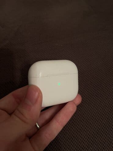 Микрофоны: Б/у Беспроводные (Bluetooth) Наушники, Apple, цвет - Белый — 2