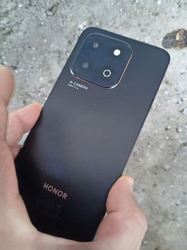 lazer aparatı qiyməti: Honor X6b, 128 ГБ, цвет - Черный, Отпечаток пальца — 3