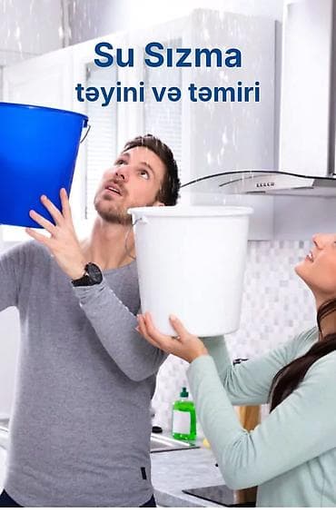 Su sızmasının təyini və təmiri xidməti - Mənzillərdə, fərdi evlərdə