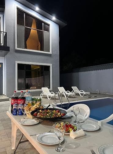 isti hovuzlu kiraye evler: A-frame üslubunda taxta dağ kotteci – istirahət və ailə/kiçik dost — 6