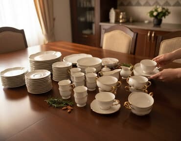 1 yaş dekoru: Farfir qablar 2000 azn e alinib 12/12 destler bawqa olkeye gedilir — 2