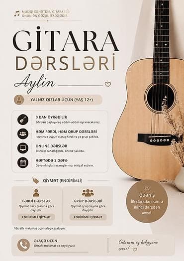 gamestation 3: Gitar dərsləri – Aylin - Yalnız qızlar üçün (12+) - Sıfırdan — 1