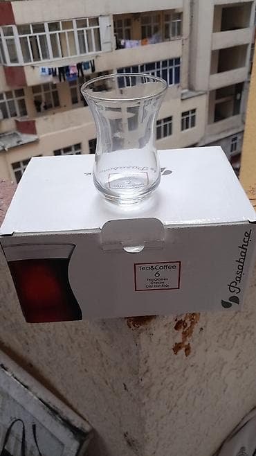 vaza qab: Qedmi temiz xrustal guldan,uzerinde 6 eded armudu stakan pasabahse — 3