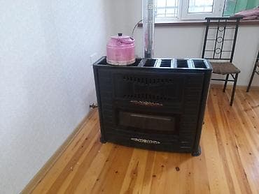 Qaz sobası/isdici soba - Yanacaq növü: təbii qaz - Korpus: metal, ön