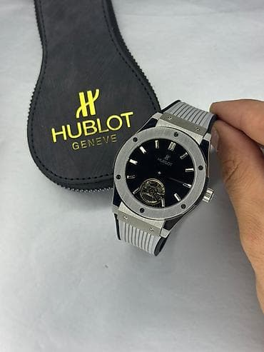 Hublot saat - Korpus: fırçalanmış və parlaq polad kombinasiyası, ön — 6