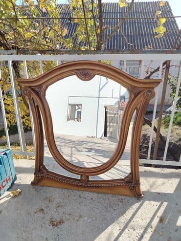 dekor guzgu: Güzgü Divar üçün, Oval, Dekorativ, Çərçivə ilə — 1