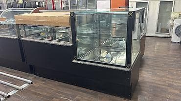 vıtrın: Künc tipli şüşə vitrin – restoran, kafe, şirniyyat evi və marketlər — 1