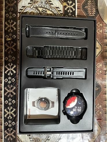 Mobil telefon və aksesuarlar: Smart saat, Sensor ekran, rəng - Qara — 1