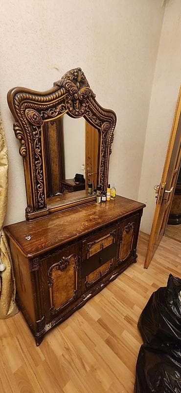 Мебель: Klassik üslubda massiv mebel dəsti - Yataq otağı və qonaq otağı üçün — 6