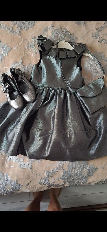 Uşaq geyimi və ayaqqabıları: Ziyafet paltari az geyinilib dest satilir — 1