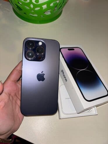 dinamik qutusu: IPhone 14 Pro, 256 GB, Deep Purple, Face ID — 3