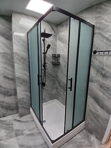 hamam traplari: Yeni Üstü açıq kabina, Düzbucaqlı, Pulsuz çatdırılma — 3