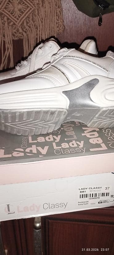 krasofka: Ölçü: 37, rəng - Ağ, Yeni — 5