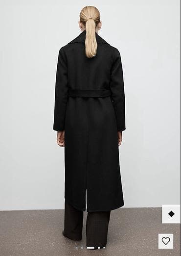 palto 2022: Palto, Mango, XS, rəng - Qara — 3