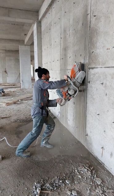 pilasdiq qapi: Beton deşmə və kəsmə xidməti - Beton kesimi beton kesen beton deşen — 16