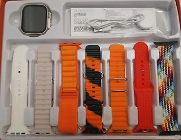 Smart qolbaqlar: İdman Saat dəsti, rəng - Narıncı — 1