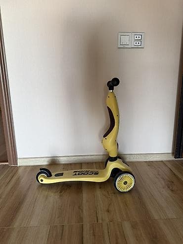Scoot and Ride 2-i-1 uşaq skuter/velosiped (sarı) - Brend/model — 2