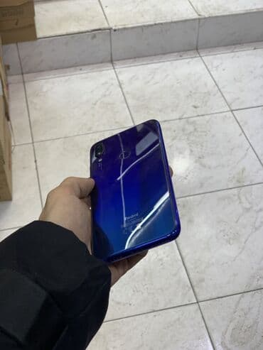 xiaomi redmi note 7 ekran: Redmi Note 7, 64 GB, rəng - Göy, Barmaq izi — 8
