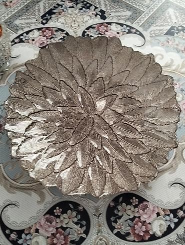 Karacadan alinib.az istifade olunub. Dekorativ süfrə qabı - Material