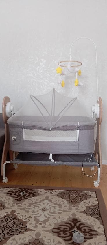 Ev və bağ: Uşaq beşiyi – çoxfunksiyalı yan-açılan beşik - Brend/logo: Cooe Baby — 1
