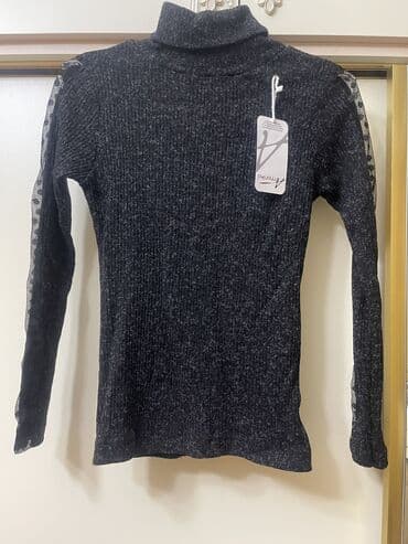 yun koftalar: Sviter, S, rəng - Qara — 1