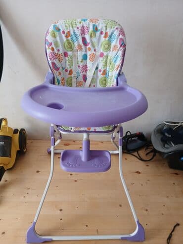 mişqa şekilleri: Uşaq yemək stulu, yaxsi vezyetde qirigi sokuyu,yoxdur, - Rəng — 1