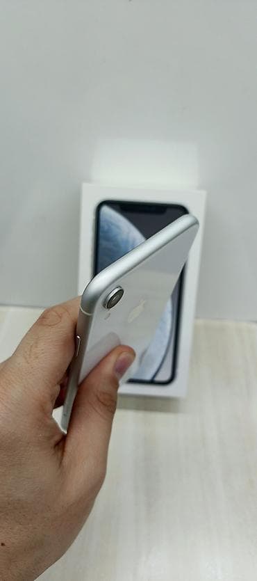 iphone x ekran: IPhone Xr, 256 GB, Ağ, Face ID — 7