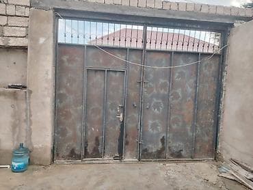 İşlənmiş Dəmir Həyət darvazası, Yana açılan, Mexaniki, Qapı ilə