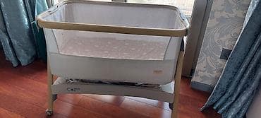 korpe carpayisi: Oğlan və qız üçün, Dördbucaq, Beşik, Matras ilə, Yellənmə mexanizmsiz — 2