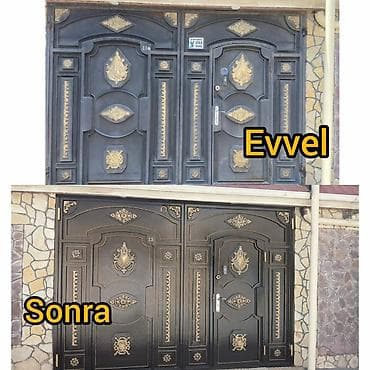 qapi taxda: 🏠 Avtomatik Qapı Qol + Darvazaların Rənglənməsi və Təmiri! 🖌️ — 3