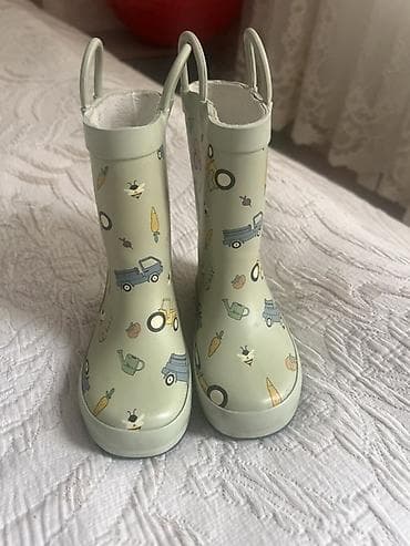 uşaq rezin sapoqları: Rəng - Yaşıl Çəkmələr, Ölçü: 24, Oğlan üçün — 1