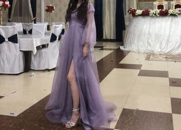 aromania lilac: Lila rəngli zərif ziyafət/libas - Rəng: açıq bənövşəyi (lilac) - — 1