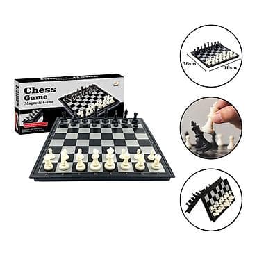 Şahmat, şahmat daşı, maqnitli şahmat daşı, şahmat lövhəsi (36x36sm)