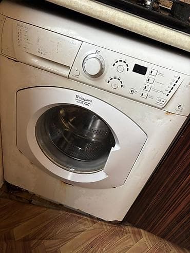 geepas sok ceken: Paltaryuyan maşın Hotpoint Ariston, 6 kq, Avtomat, Qurutmasız, Kredit yoxdur — 3