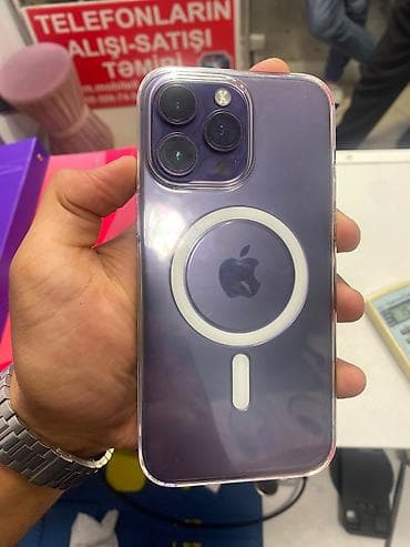 iphone 14 pro max: IPhone 14 Pro Max, 128 GB, Deep Purple, Face ID — 6