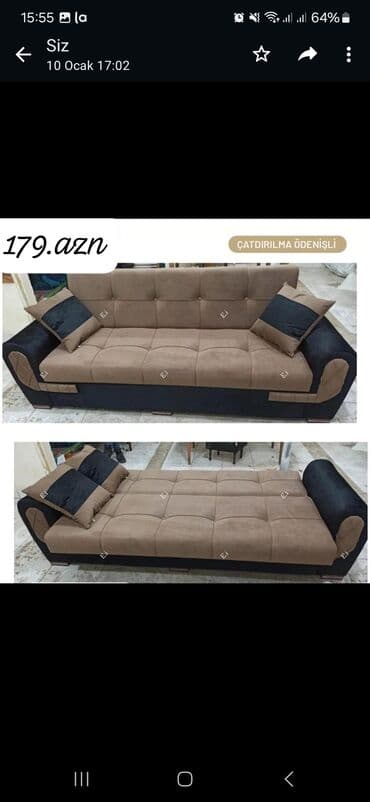 ucuz divanlarin qiymeti: Divan, Açılan, Bazalı, Parça, Ödənişli çatdırılma — 2