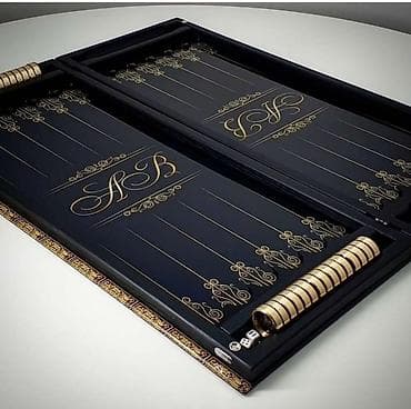 İncəsənət və kolleksiyalar: Taxta nərd dəstləri - Material: keyfiyyətli ağacdan hazırlanmış — 1