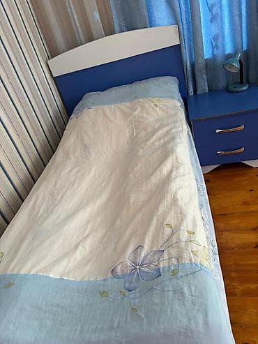 oglan otagi mebelleri: Oğlan üçün, İşlənmiş, Təknəfərlik çarpayı — 2