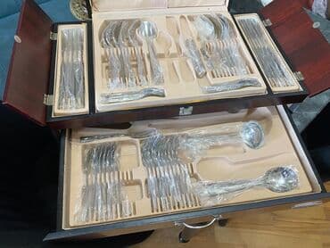 набор ножей zepter цена в бишкеке: 💫 Qaşıq naboru 💸 *Qiymət 35 azn* ✔️ Yaxşı vəziyyətdədir Az istifadə — 1