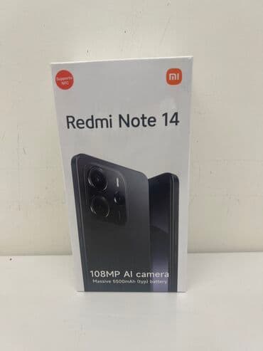 Redmi Note 14, 256 GB, rəng - Qara