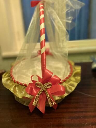 8 mart ucun hediyeler: Zərif əl işləri ilə bəzədilmiş mərasim səbətləri və xonçalar - — 1