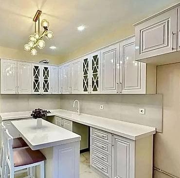 Sifarişlə mətbəx dəsti, Özü çəkən petlələr, MDF, Kredit yoxdur, Pulsuz çatdırılma — 1