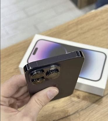 işlenmiş iphone: IPhone 14 Pro, 256 GB, Ağ, Zəmanət, Simsiz şarj, Face ID — 2