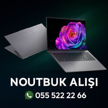 notbuk alisi: Noutbuklarin Ve Stolustu Kompyuterlerin Alisi Ele indi yazin whatsapp — 1