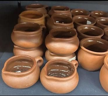 serviz nahar: Kasalar, rəng - Qəhvəyi, Keramika — 4