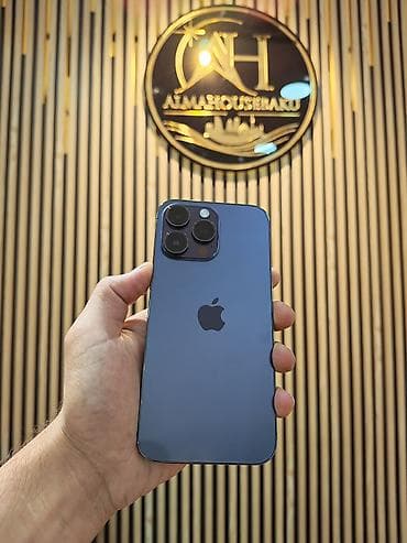 mac pro: IPhone 14 Pro Max, 128 GB, Deep Purple, Zəmanət, Simsiz şarj, Face ID — 1